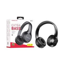 BLUETOOTH WIRELESS HEADPHONE BOROFONE BO12 BLACK BLUETOOTH WIRELESS HEADPHONE BOROFONE BO12 BLACK